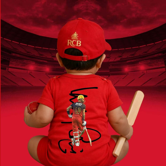 RCB Fan Romper for Kids - IPL Little rompers