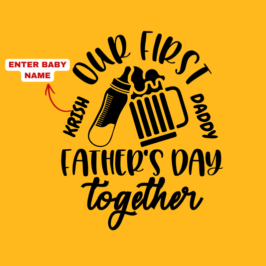 New Dad & Baby Matching T-Shirts for First Father’s Day