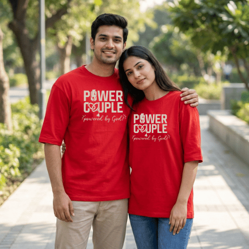 Couple T Shirts Modern Love Design – Valentine Matching Tees