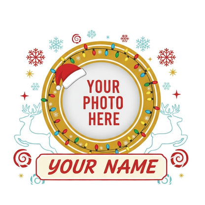 Personalized Photo Christmas Sweatshirt for Kids | Custom Picture & Name Outfit