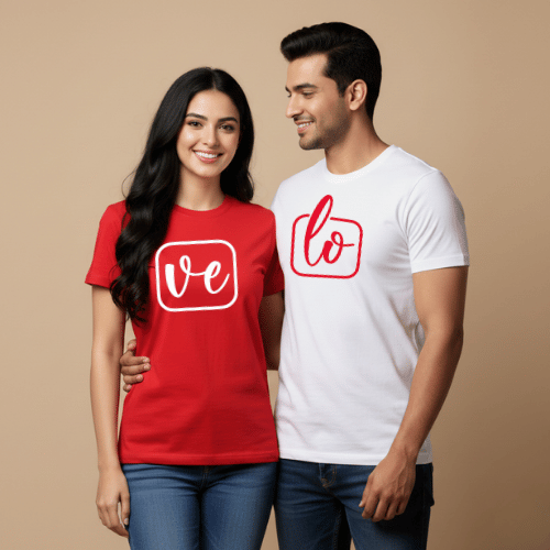 Couple T Shirts Perfect Pair Design – Valentine Day Special