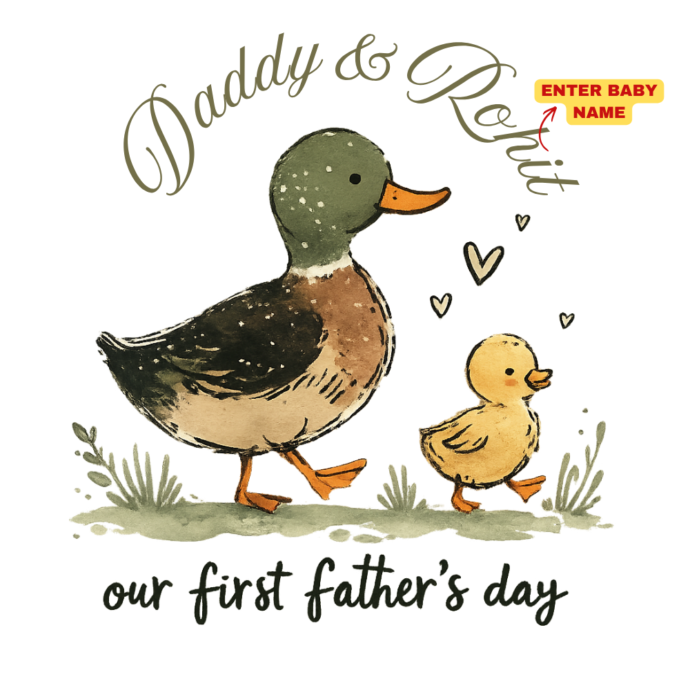New Dad & Baby Matching T-Shirts for First Father’s Day