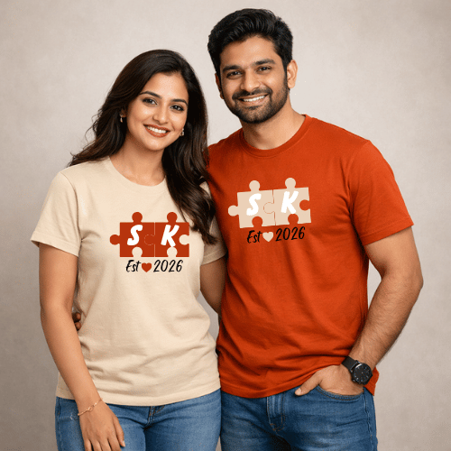 Couple T Shirts Valentine Edition – Matching Love Wear for Couples