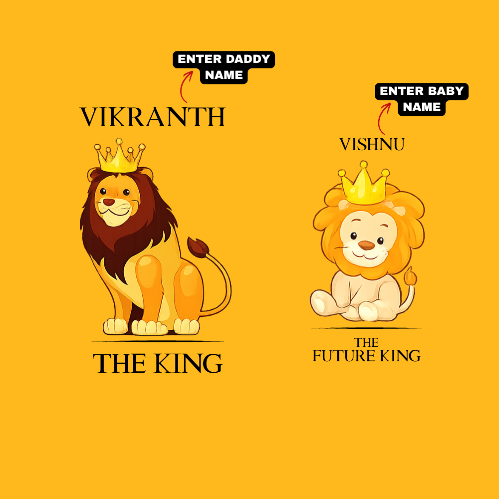 Our First Father’s Day T-Shirts | Daddy & Baby Matching Combo