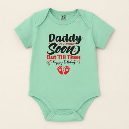 Daddy, I’m Coming Soon – Baby Announcement Romper