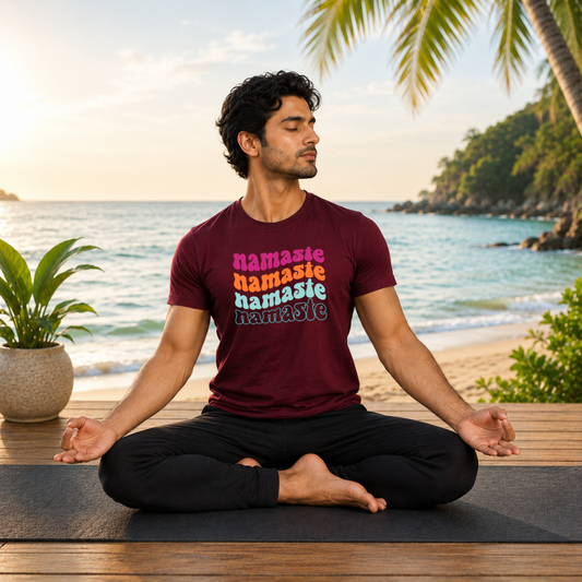 International Yoga Day Special Clothing & Yoga Wear - Custom Yoga Tshirts