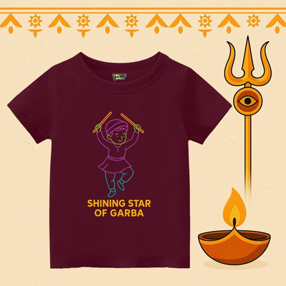 Shining Star Garba Custom Kids Tshirt