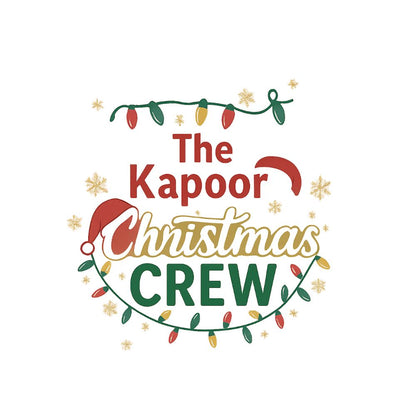 The Kapoor Christmas Crew Matching Family Sweatshirts