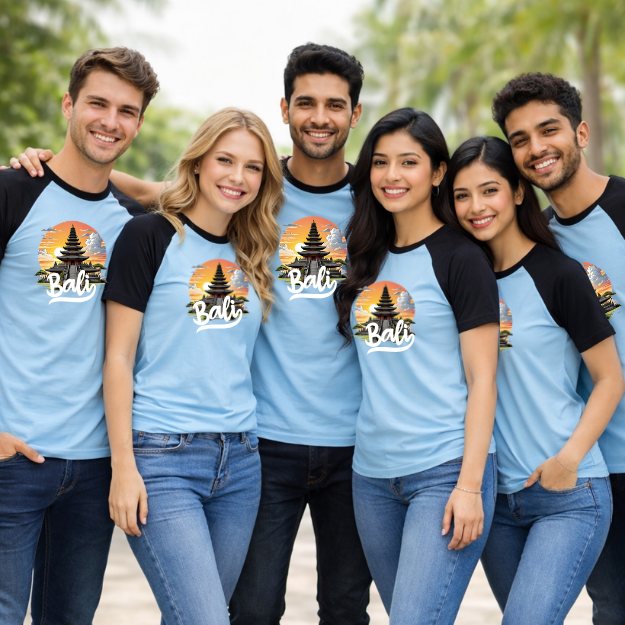Bali Travel Tshirts Custom Printed - Vacation Travel Tshirts