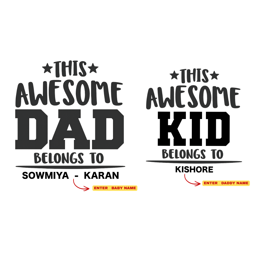 Father Son Daughter Matching Family T-Shirts