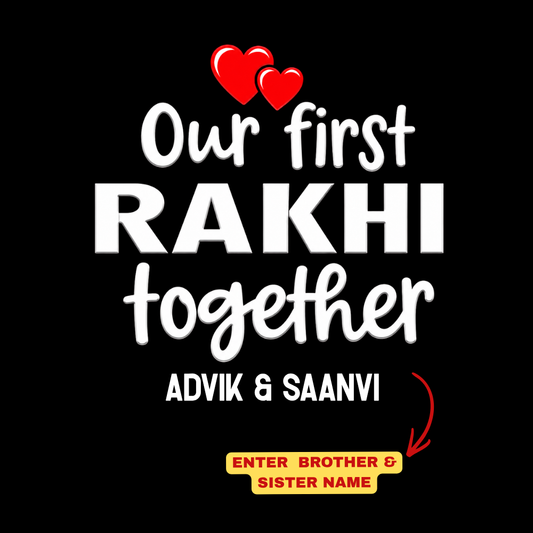 Baby’s First Rakhi Outfit and Brother Rakhi T-Shirt & Romper