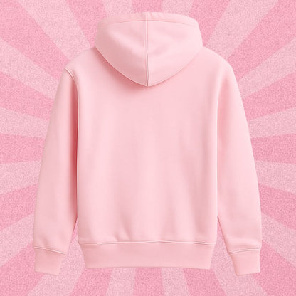 Kids Floral Pocket Hoodie | Winter Outfit in Cute Pink with Flower Print for Girls