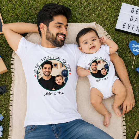 Daddy & Me First Father’s Day Matching Tees