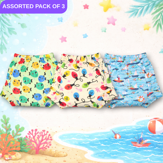 Potty Training Pants Combo Pack India for Babies & Toddlers | Leak-Protect Training Underwear