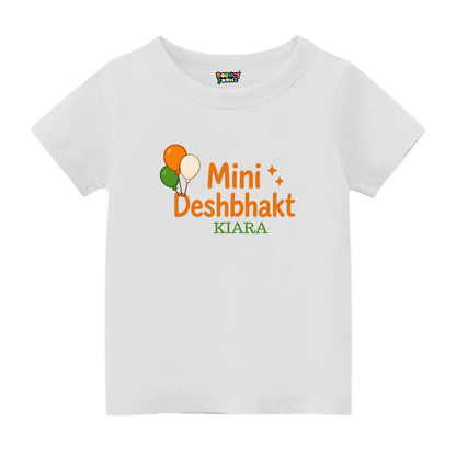Freedom Theme Kids Tshirt for August 15 Parade - Mini Deshbhakt