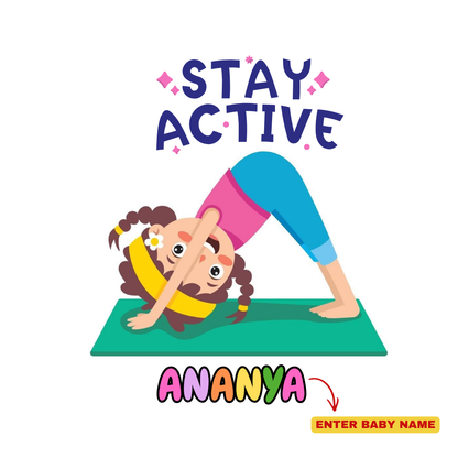 Motivational Yoga Kids Quote T-Shirt – Mindfulness & Meditation Cotton Tee for Yoga Lovers
