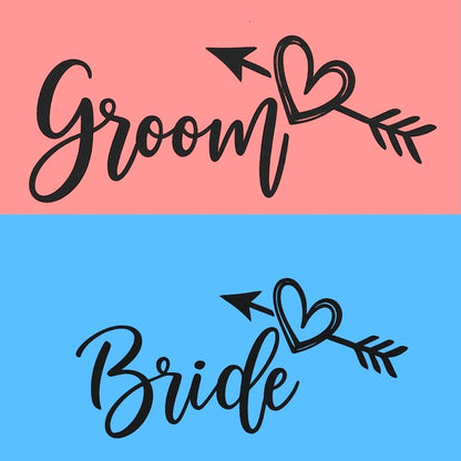 Bride & Groom Couple Matching T-Shirts for Wedding, Honeymoon & Pre-Wedding Shoot