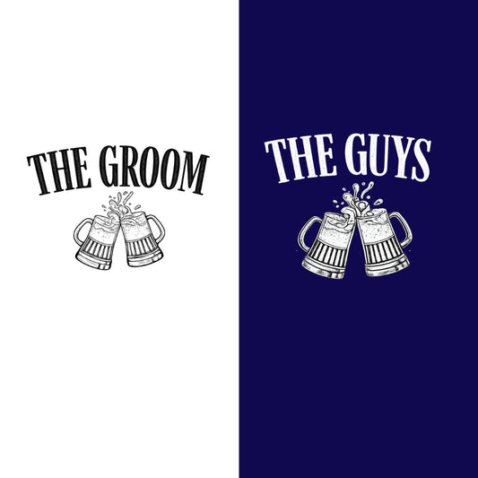 Groom Squad Balcony Party Matching T-Shirts | Destination Wedding Outfit