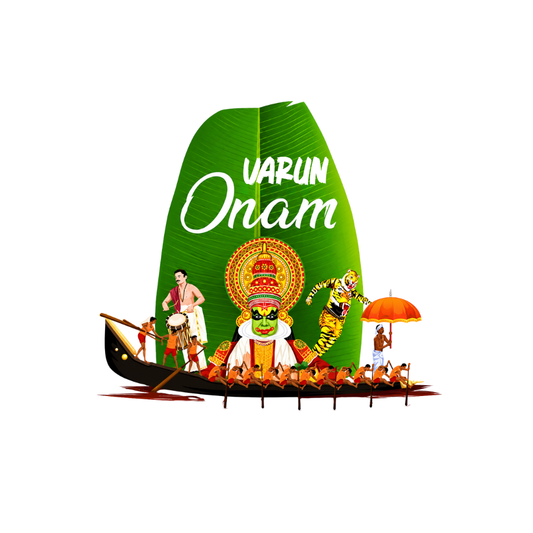 Personalized Onam T-Shirt  – Custom Name Kerala Culture & Vallam Kali Festival Tee