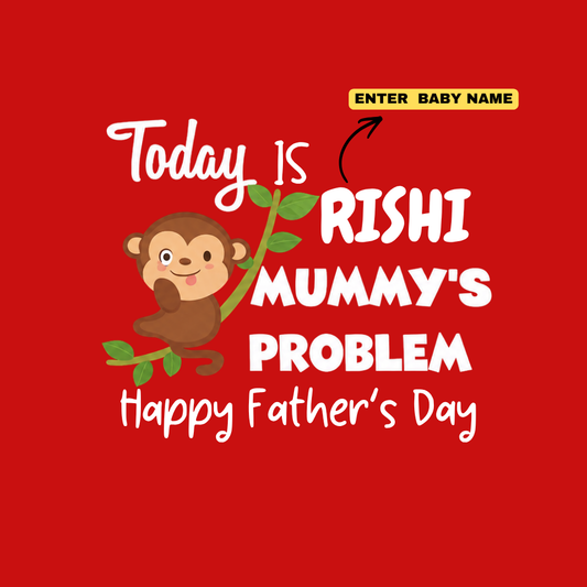 Personalized First Father’s Day Baby Outfit for Newborns