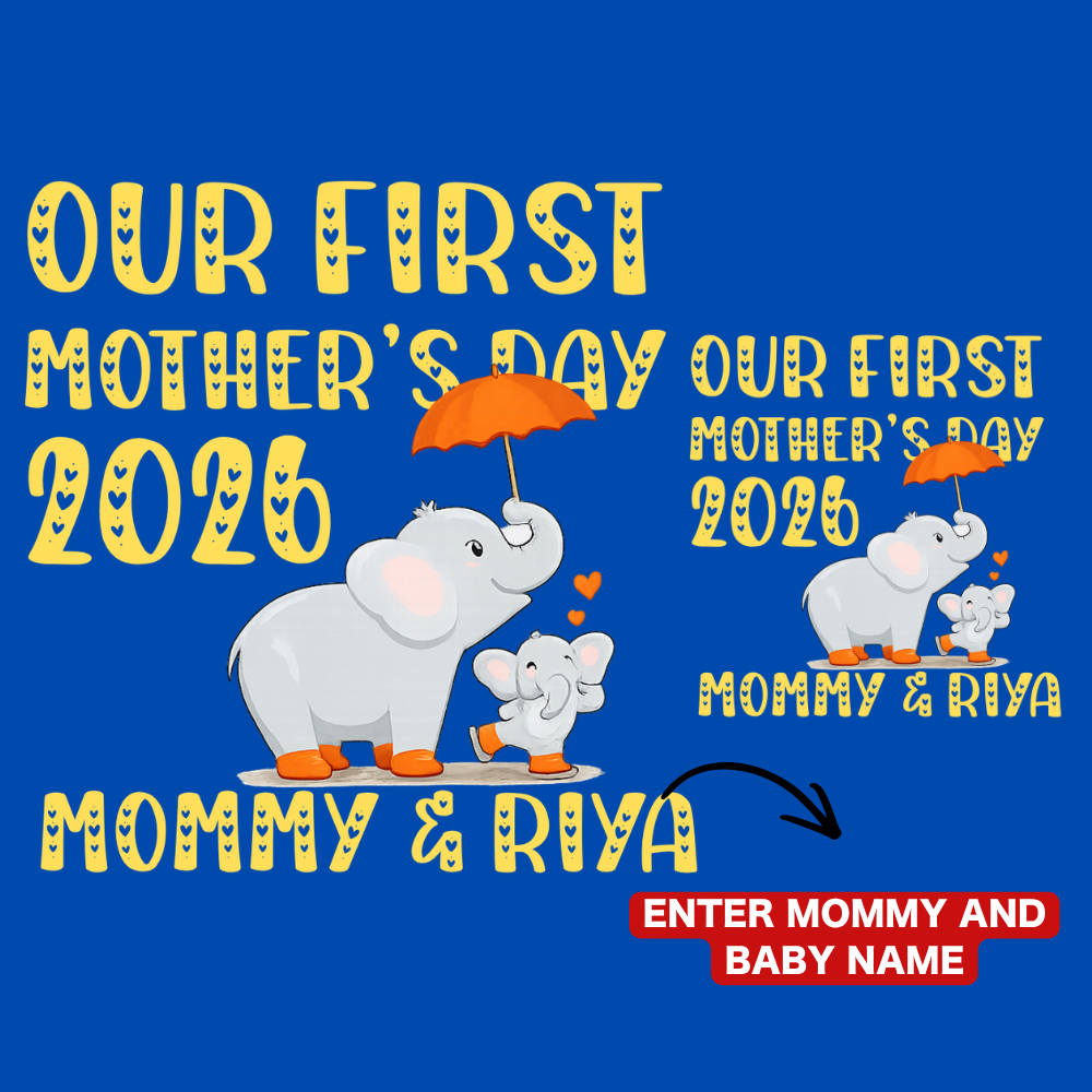 First Mother’s Day Matching Outfits – Mom & Newborn Baby Set