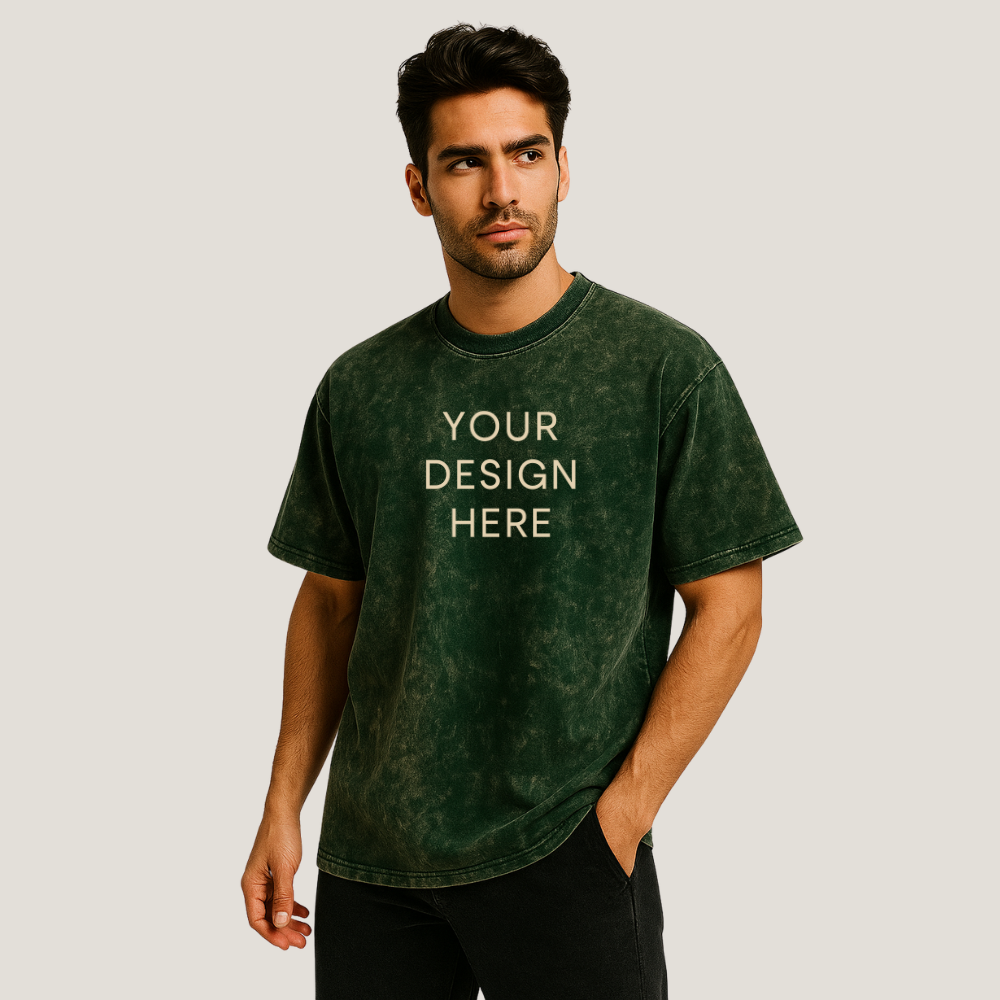 Personalised Urban Wash Oversized Tee – Vintage Collection Oversized Tees