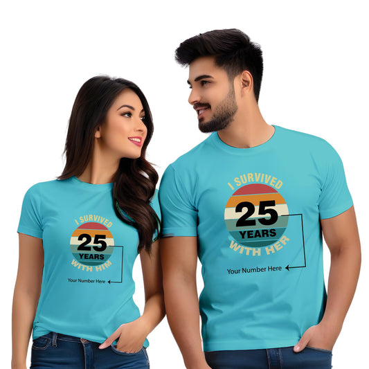 Printed couple T Shirt