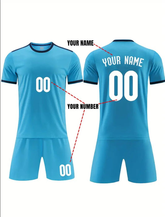 Aquablue Customised Name Number Sdult Sports Jersey