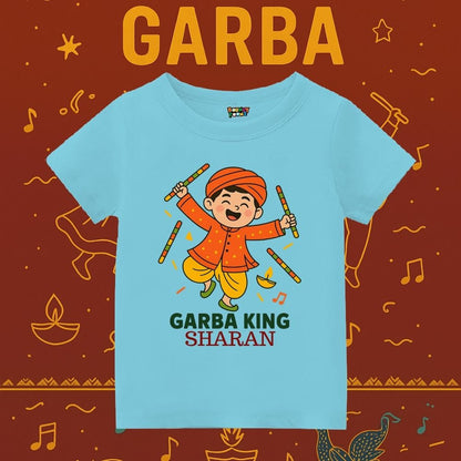 Aquablue Kids t-shirt with Garba King text