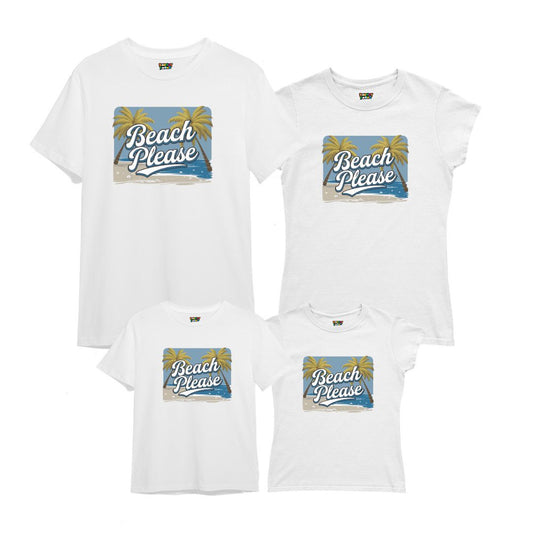 Same shirt for family White