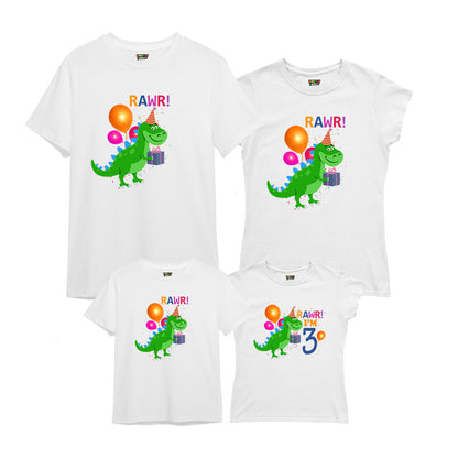 Dinasour Theme Birthday Party for Boy or Girl Tshirts