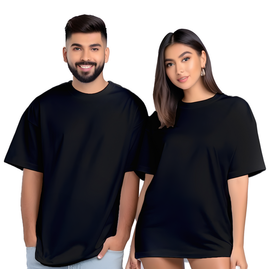  Couple Plain t shirt oversized