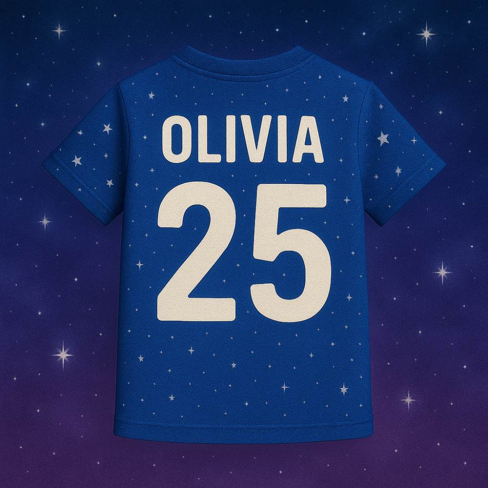 Back Side Name Printed Kids Jersey