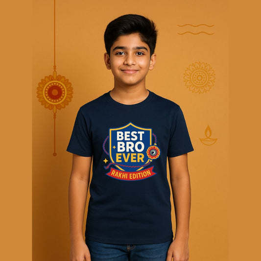 Rakhi edition t-shirt designed for Raksha Bandhan celebrations.