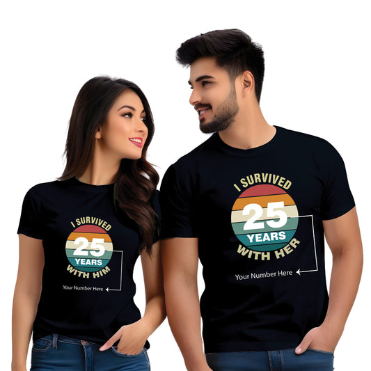 Printed couple T Shirt