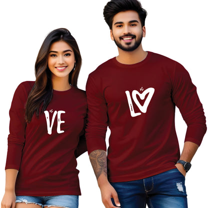 Couple t shirt print design