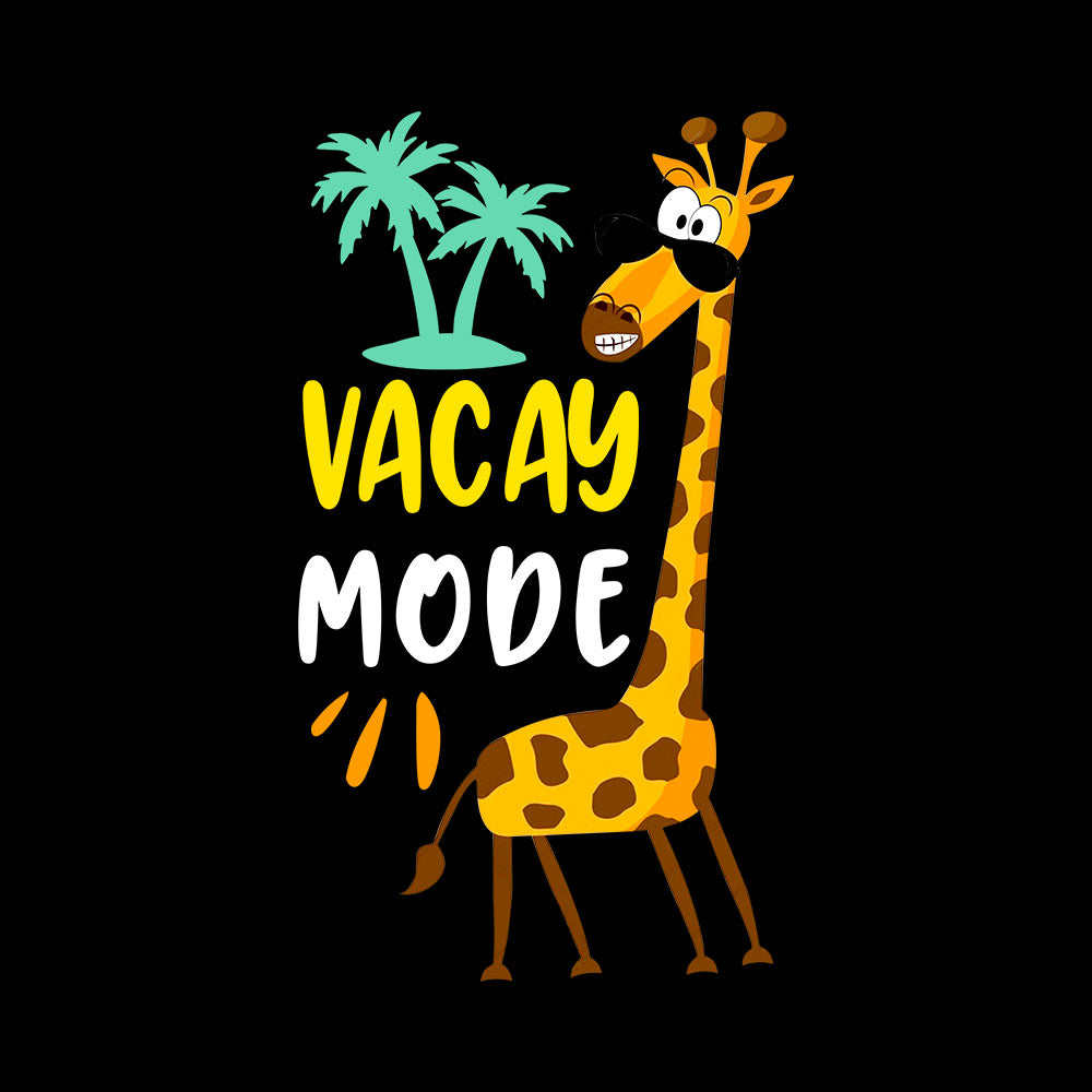 Vacay Mode Giraffe Family T-Shirts Set of 3 and 4 for Mom, Dad, Son & Daughter