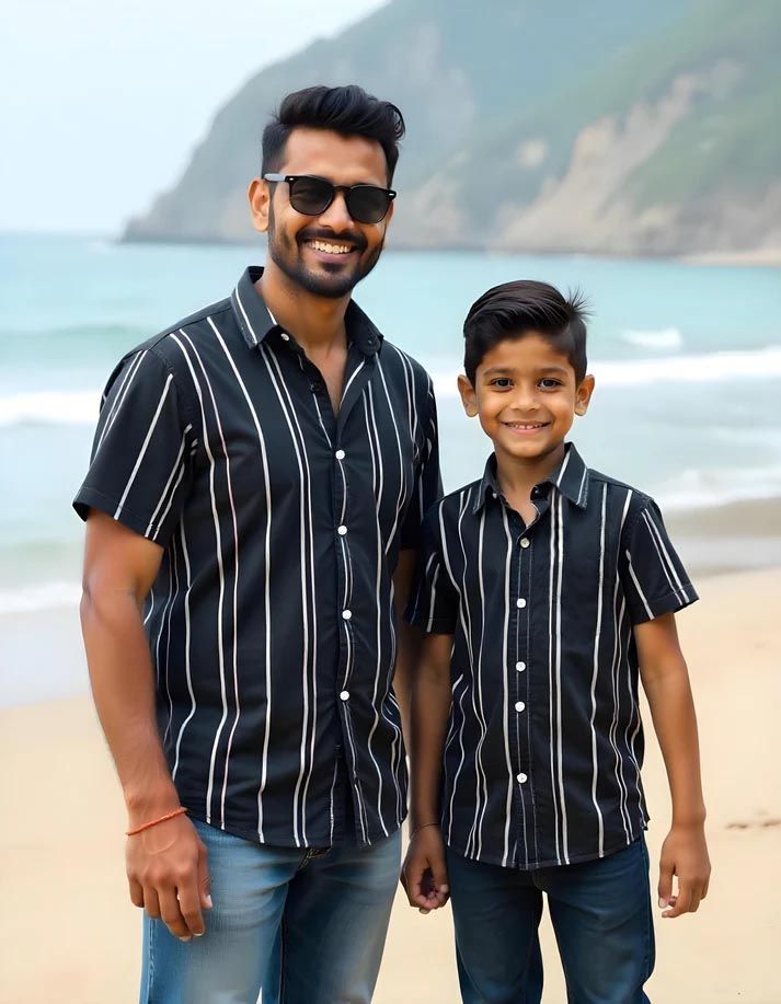 Vacation Twinning Shirts - Dad and Kids Adventure Crew Combo