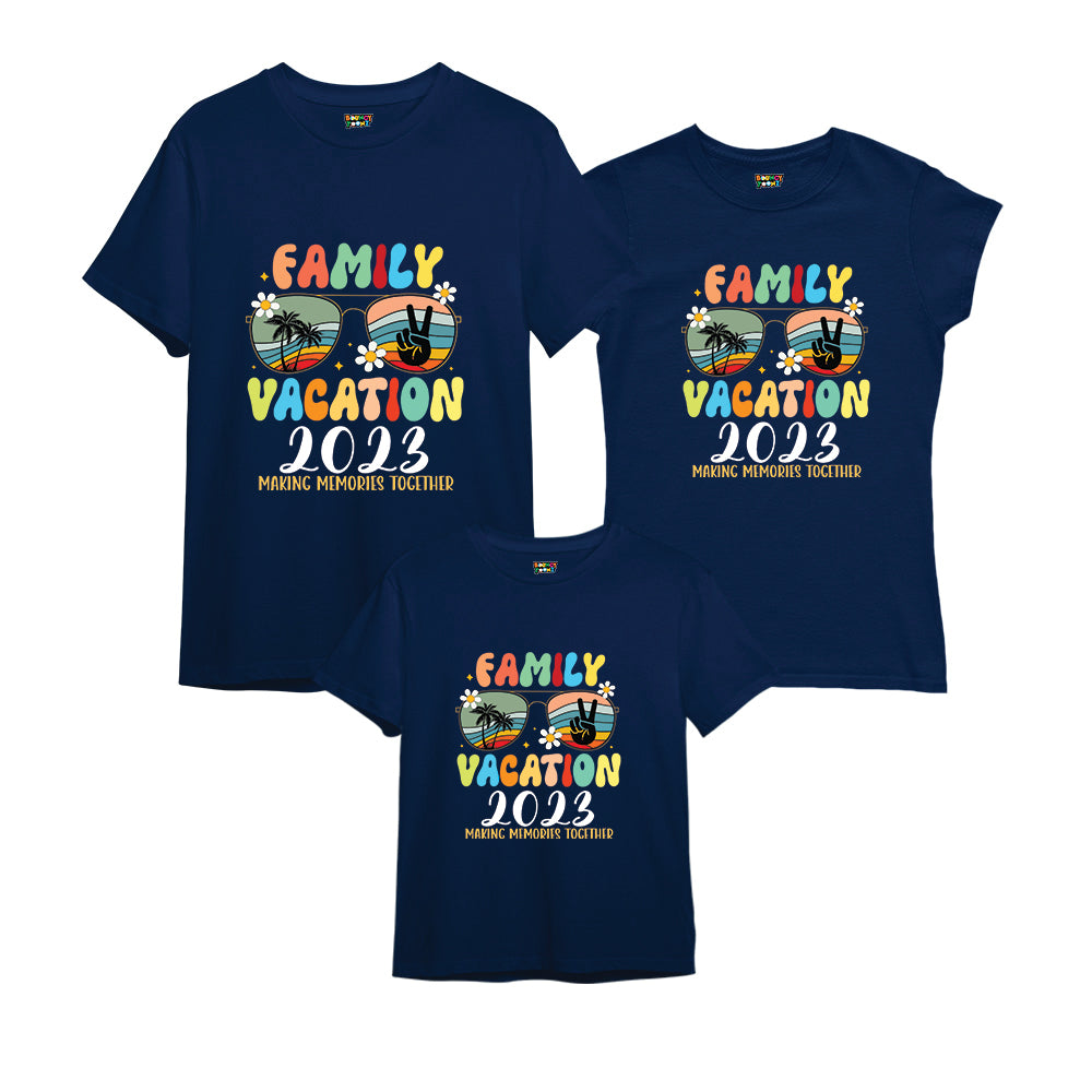 personalised family vacation tshirt