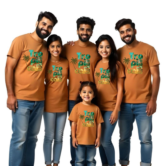 Design for family shirt - Group Tshirts Peanut brown