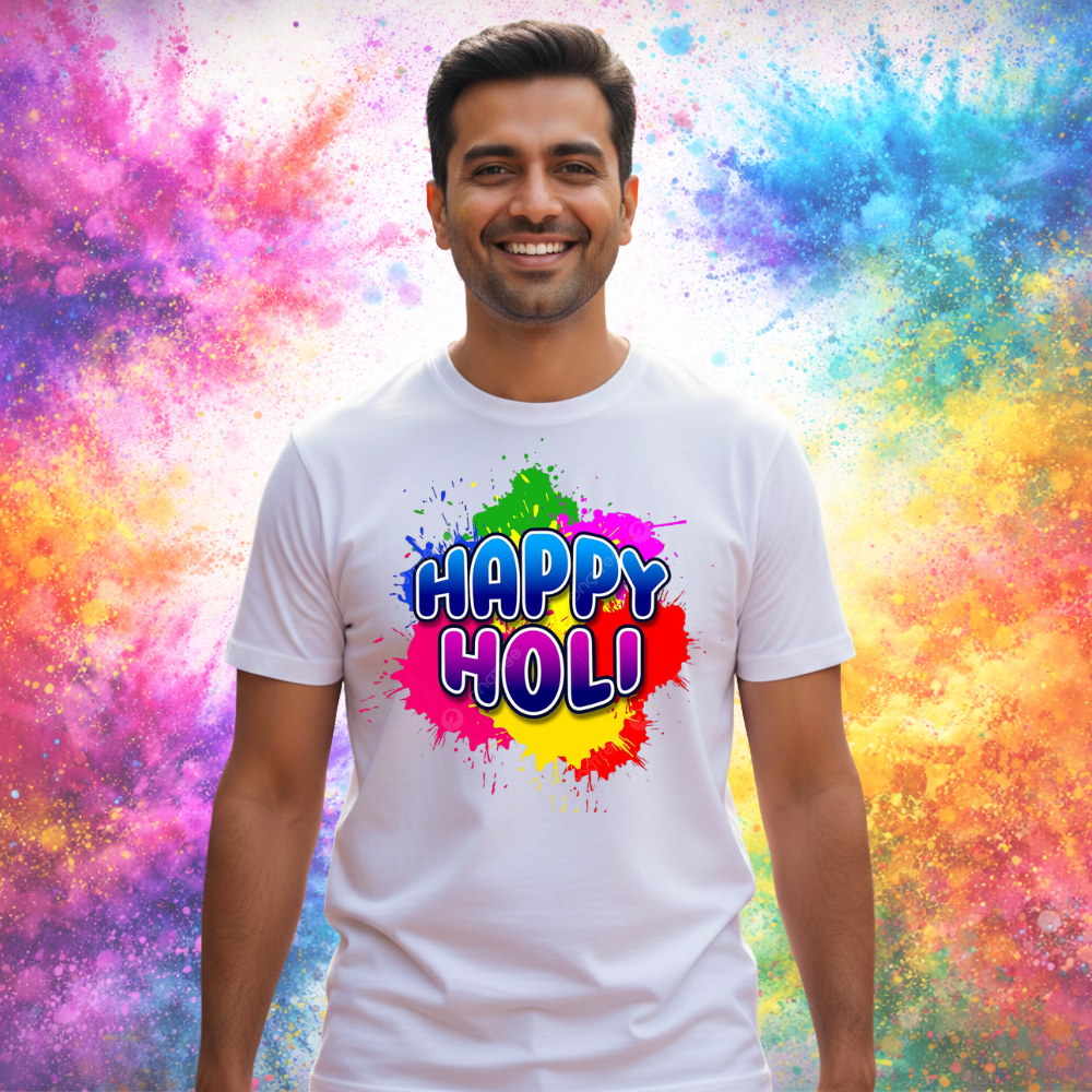 Holi Ki TShirt Online – Colorful Festival Wear