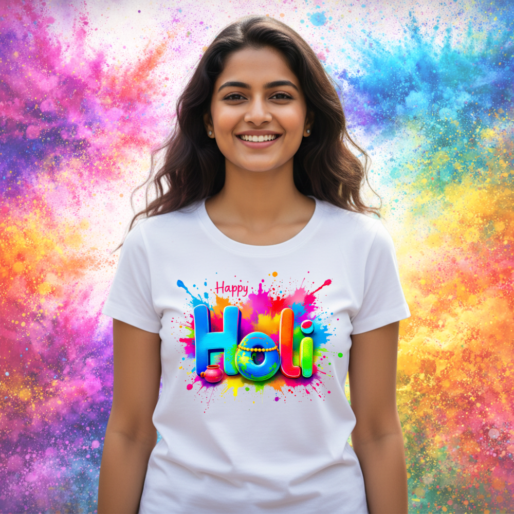Holi Ki TShirt for Men Women Kids – Party Edition