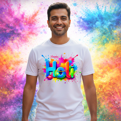 Holi Ki TShirt for Men Women Kids – Party Edition
