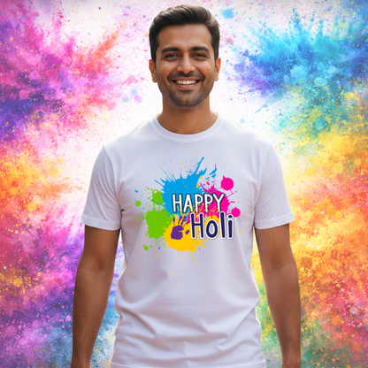 Holi Ki TShirt – Happy Holi Festival Print for All Ages