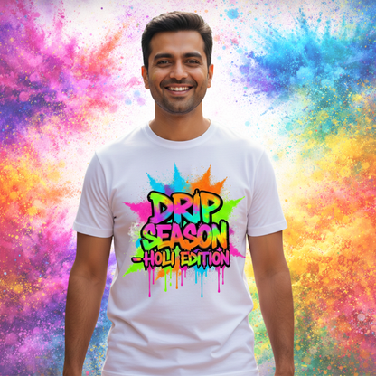 Holi Outfit T-Shirt for Men Women Kids – Festival Special