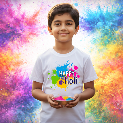 Holi Ki TShirt – Happy Holi Festival Print for All Ages