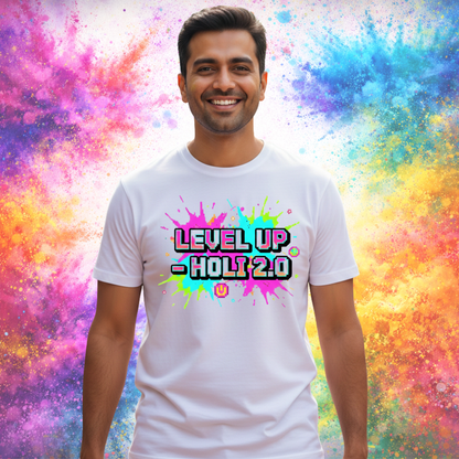 Holi Theme T-Shirt for Men Women Kids – Rangotsav Edition