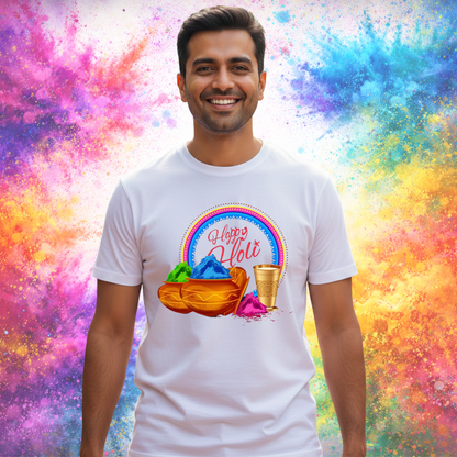 Holi Premium T-Shirt for Men Women Kids – Vibrant Edition