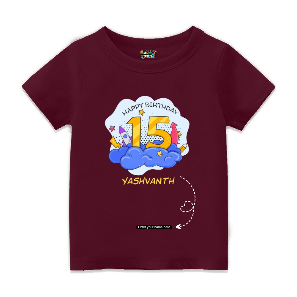 Age customised Kids tshirts