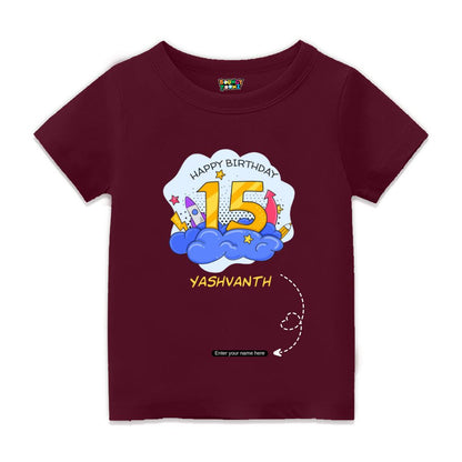 Age customised Kids tshirts